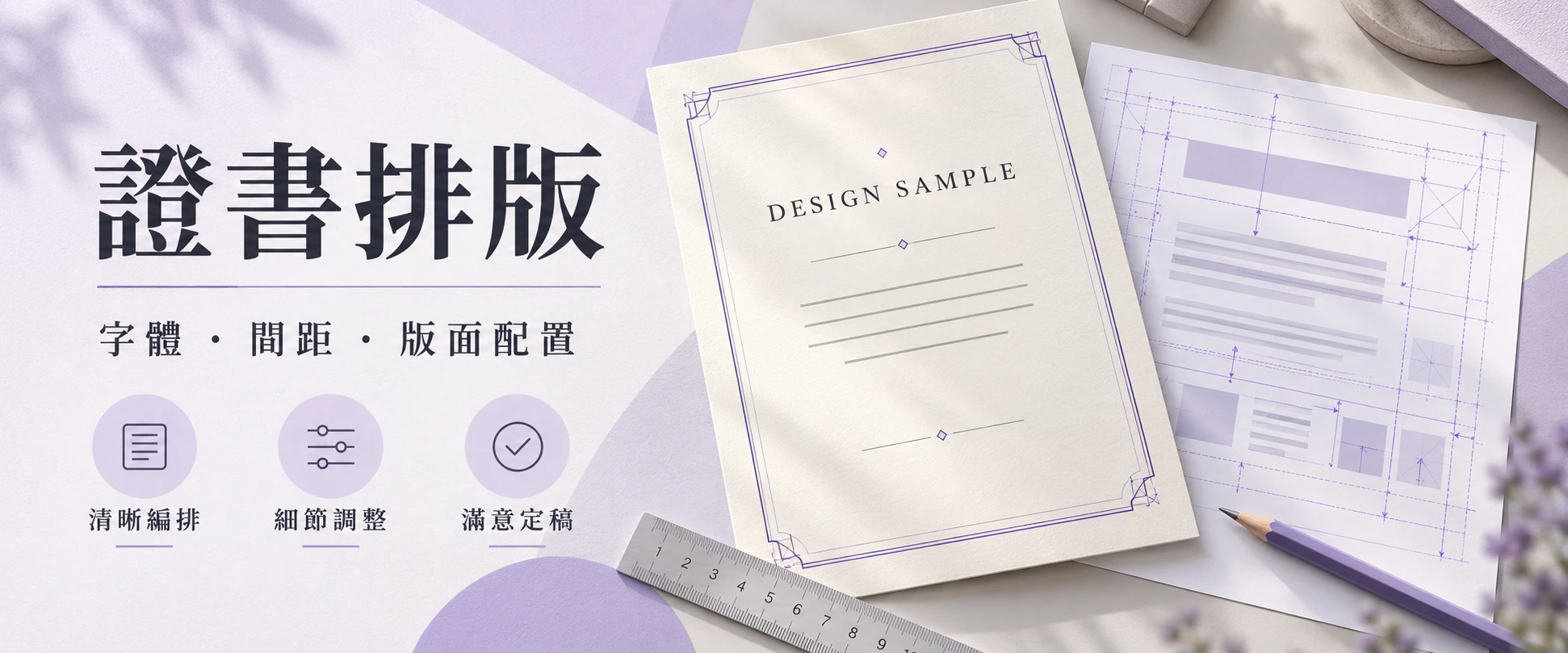 證書排版