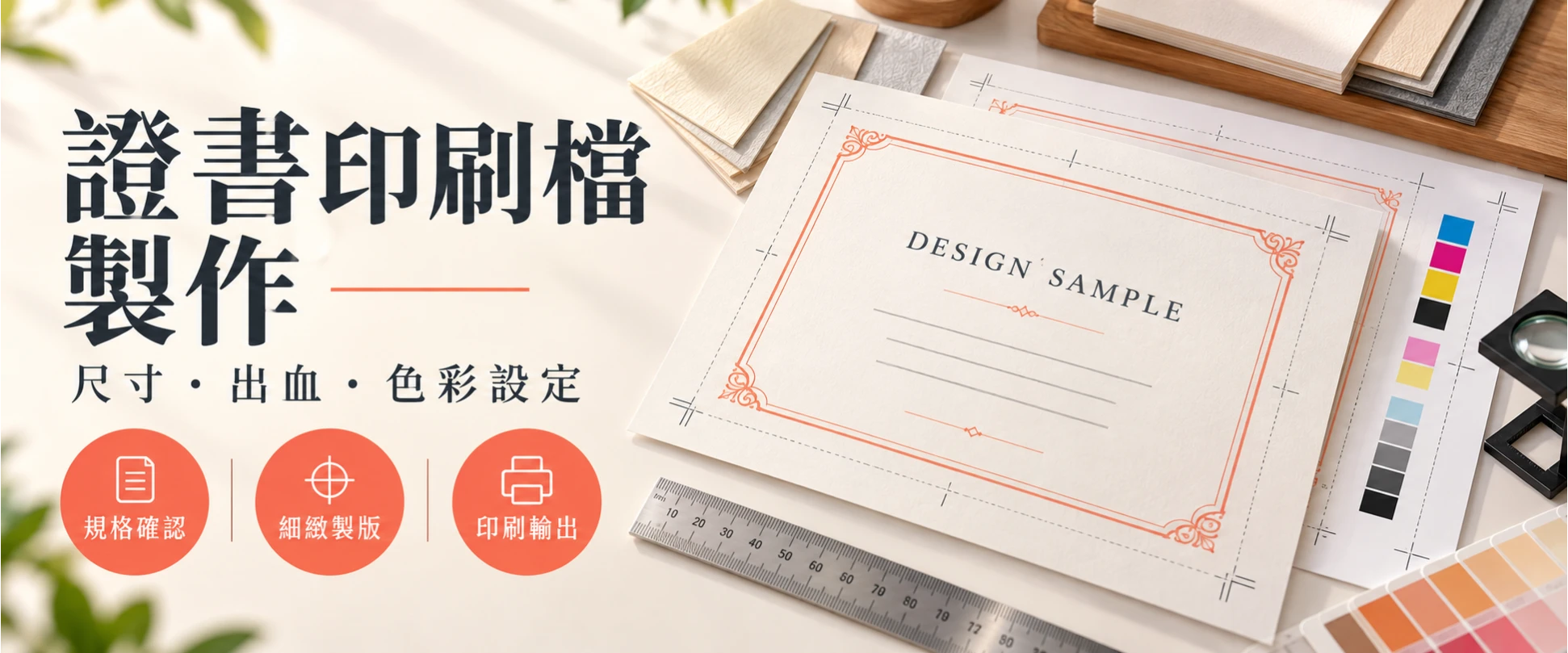 證書印刷檔製作